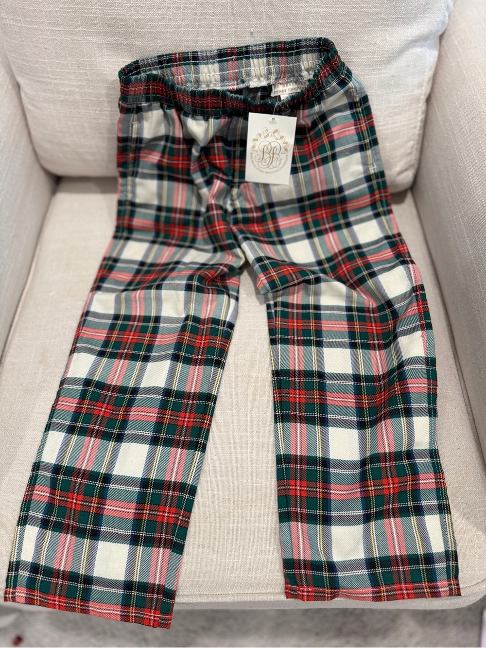 TBBC New Tartan Plaid Holiday Pants 5 years
